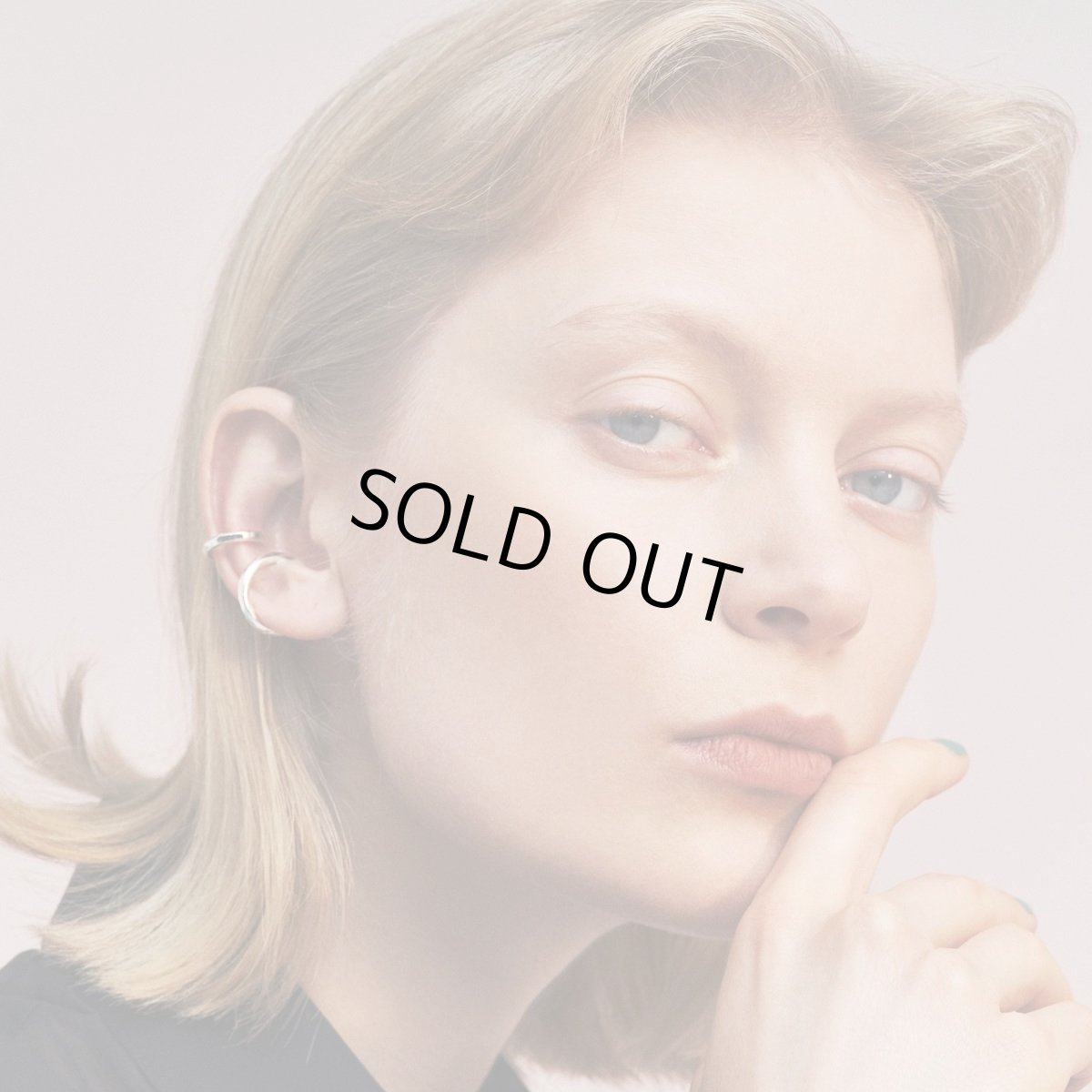 画像2: 【GARNI】Crockery Hoop Ear Cuff - M (2)