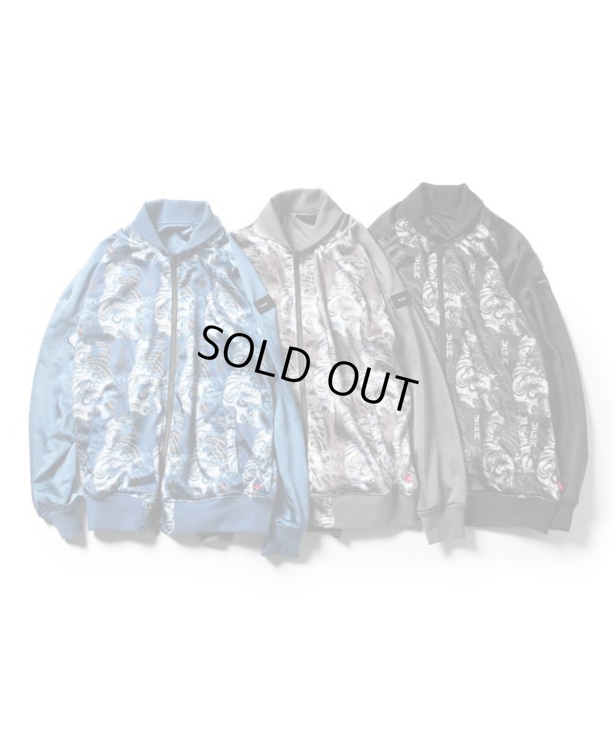 画像2: 【VIRGOwearworks】Wave reversible blouson  (2)