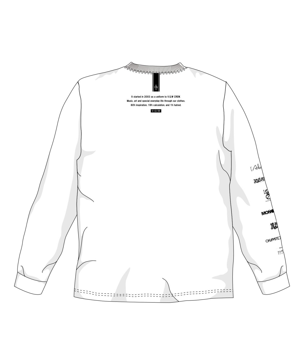 画像6: 【L.U.T.D GIGS】LUTD LOGO L/S (6)