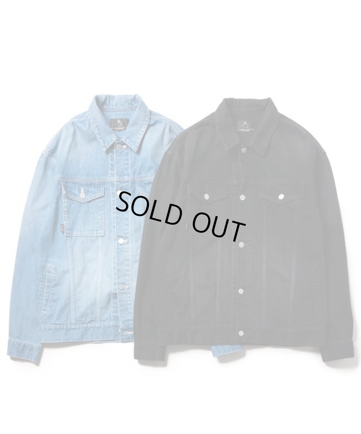 画像1: ＜20％OFF＞【VIRGOwearworks×女神織DENIMES】VGW Type-2 wide denim Jacket  (1)