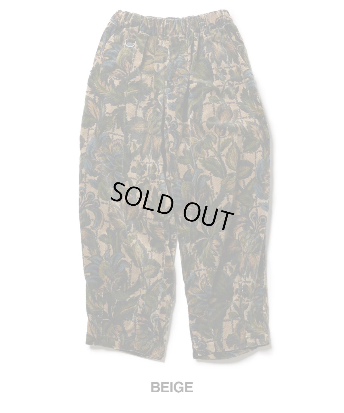 画像2: ＜30％OFF＞【VIRGOwearworks】Plant textile fat pants (2)