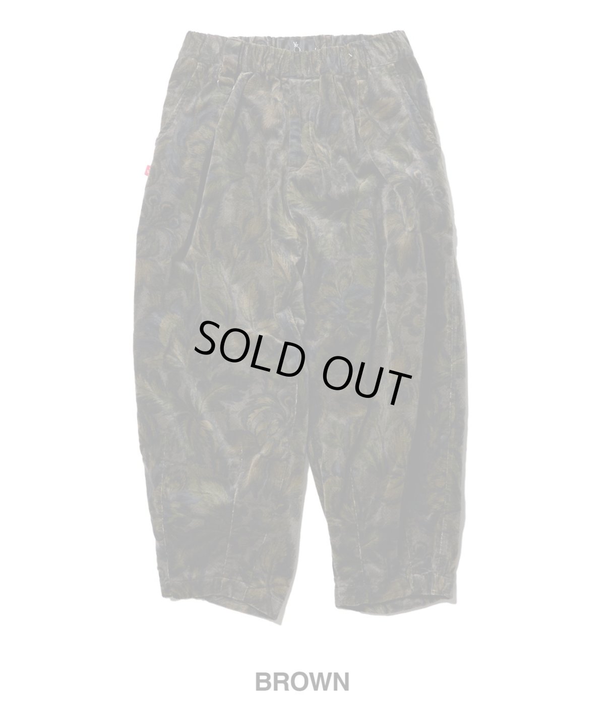 画像3: ＜30％OFF＞【VIRGOwearworks】Plant textile fat pants (3)