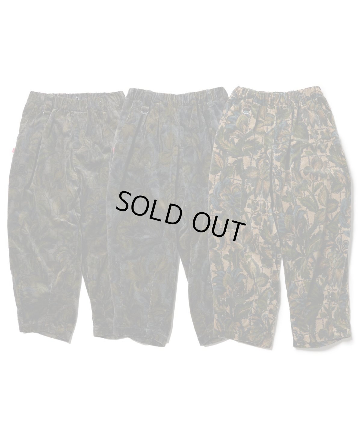 画像1: ＜30％OFF＞【VIRGOwearworks】Plant textile fat pants (1)