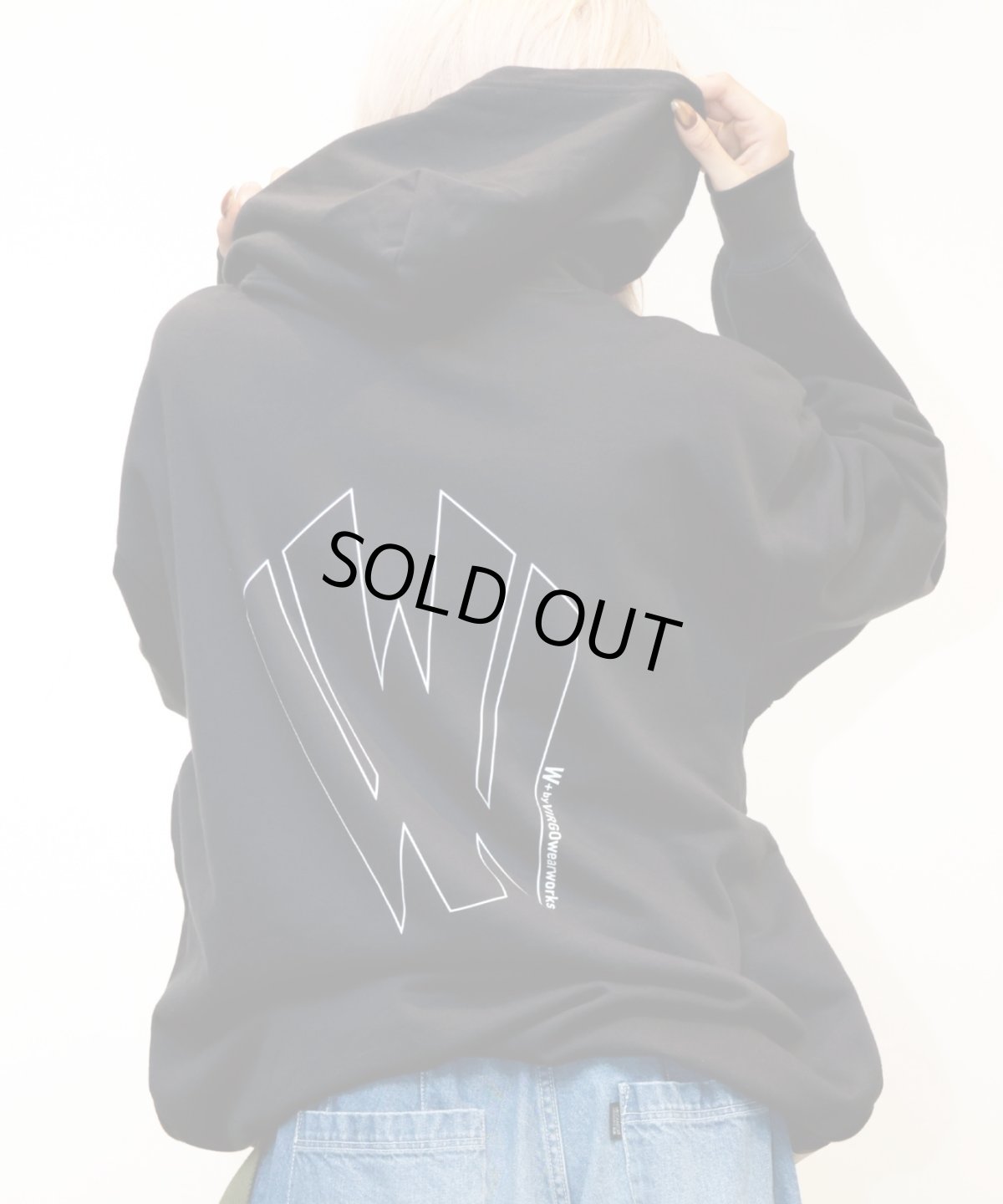 画像3: 【W】W-mini logo hoodie (3)