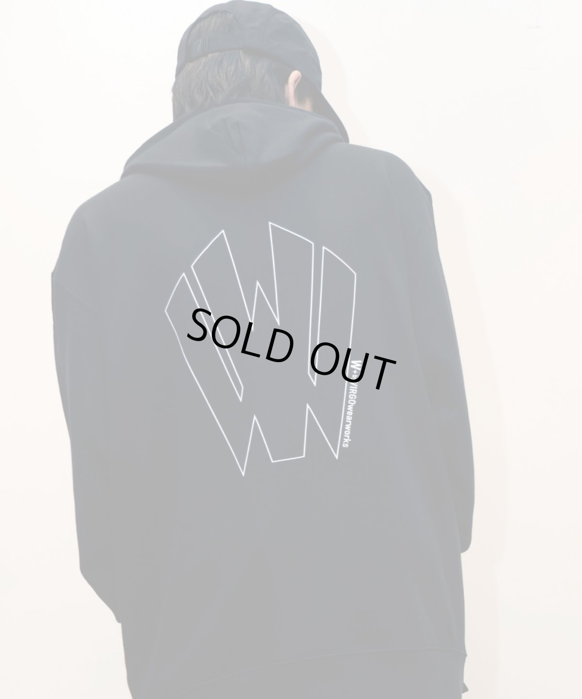 画像6: 【W】W-mini logo hoodie (6)