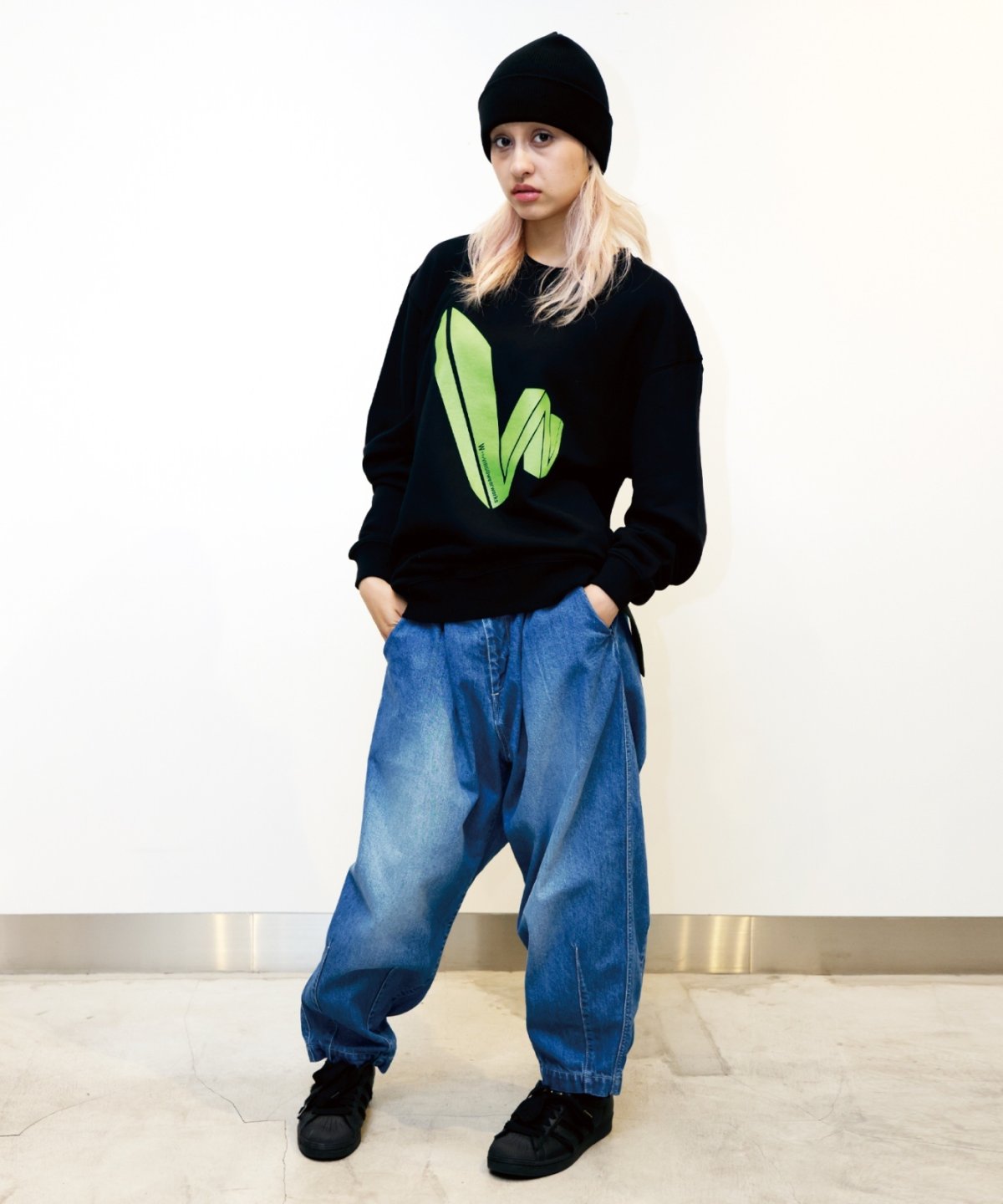 画像10: 【W】W-3d crew swt (10)