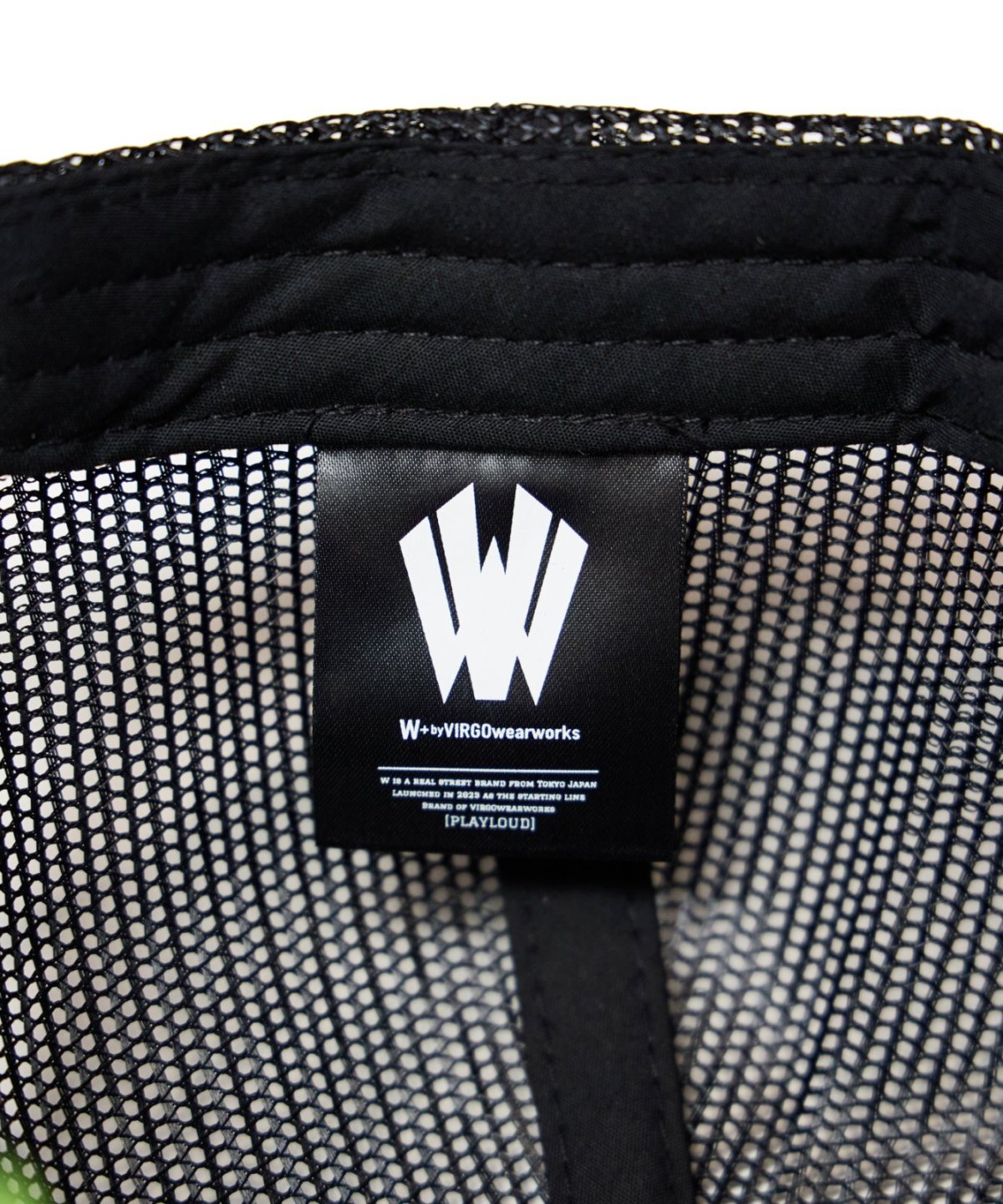 画像10: 【W】Face logo Mesh cap (10)