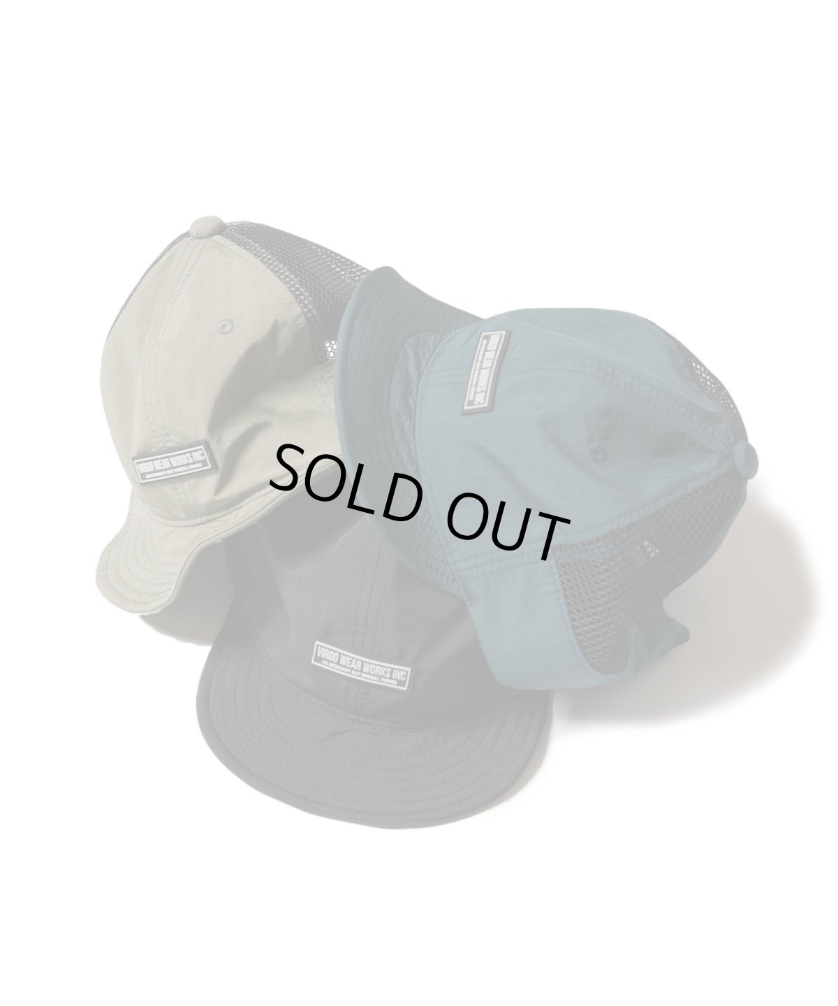 画像1: 【VIRGOwearworks】Minimal mesh cap (1)