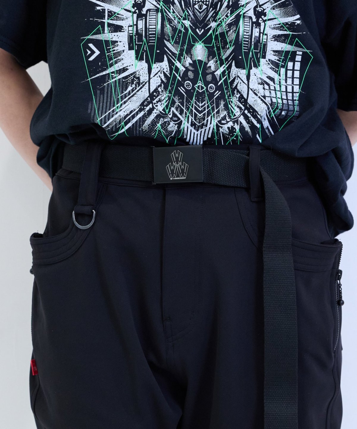 画像2: 【W】3Logo Gi Belt (2)