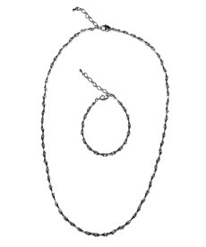 画像1: 【GARA】S BONE LONG NECKLACE & BRACELET SET (1)