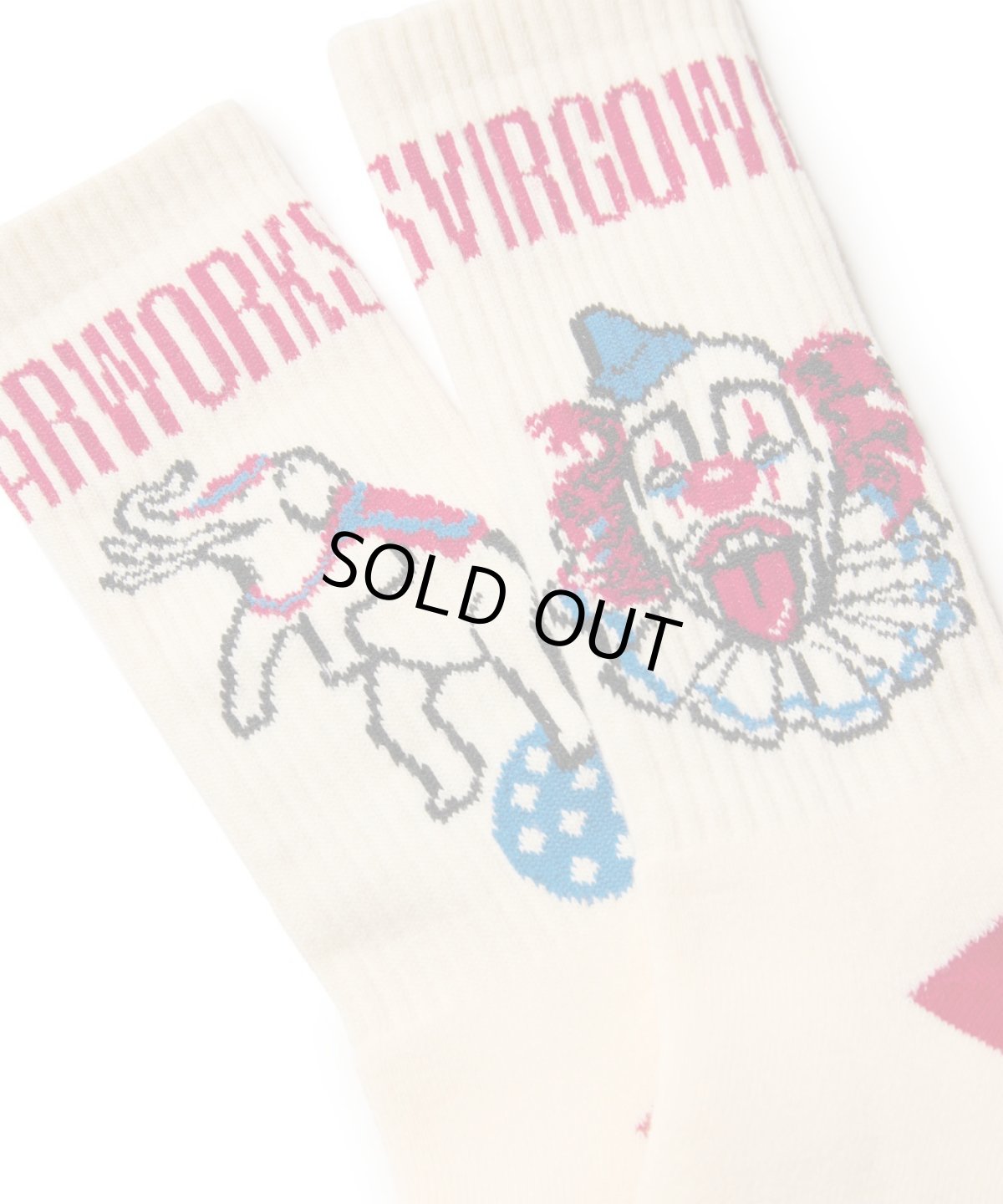 画像4: 【VIRGOwearworks】PIERROT INK SOCKS (4)