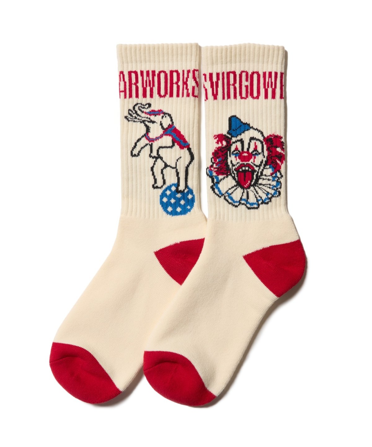 画像3: 【VIRGOwearworks】PIERROT INK SOCKS (3)