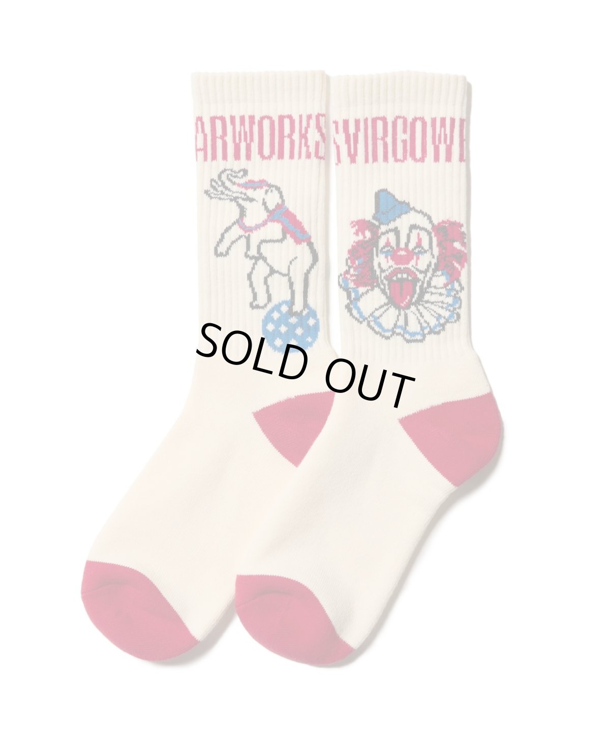 画像3: 【VIRGOwearworks】PIERROT INK SOCKS (3)