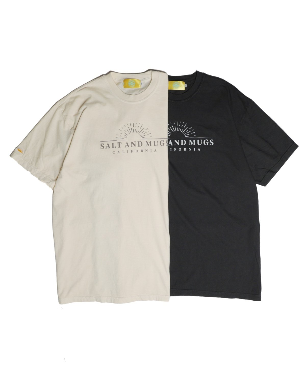 画像1: 【SALT&MUGS】Sun set Old Tee (1)