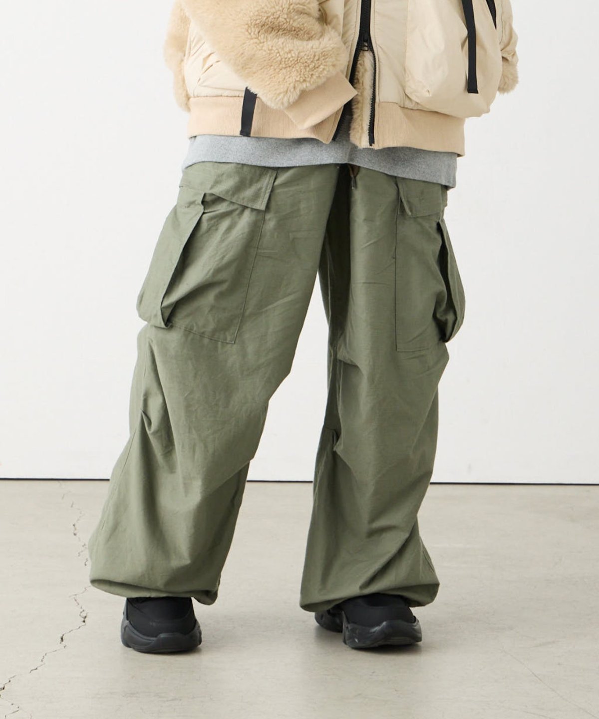 画像7: 【VIRGOwearworks】TANKER WIDE CARGO PANTS (7)