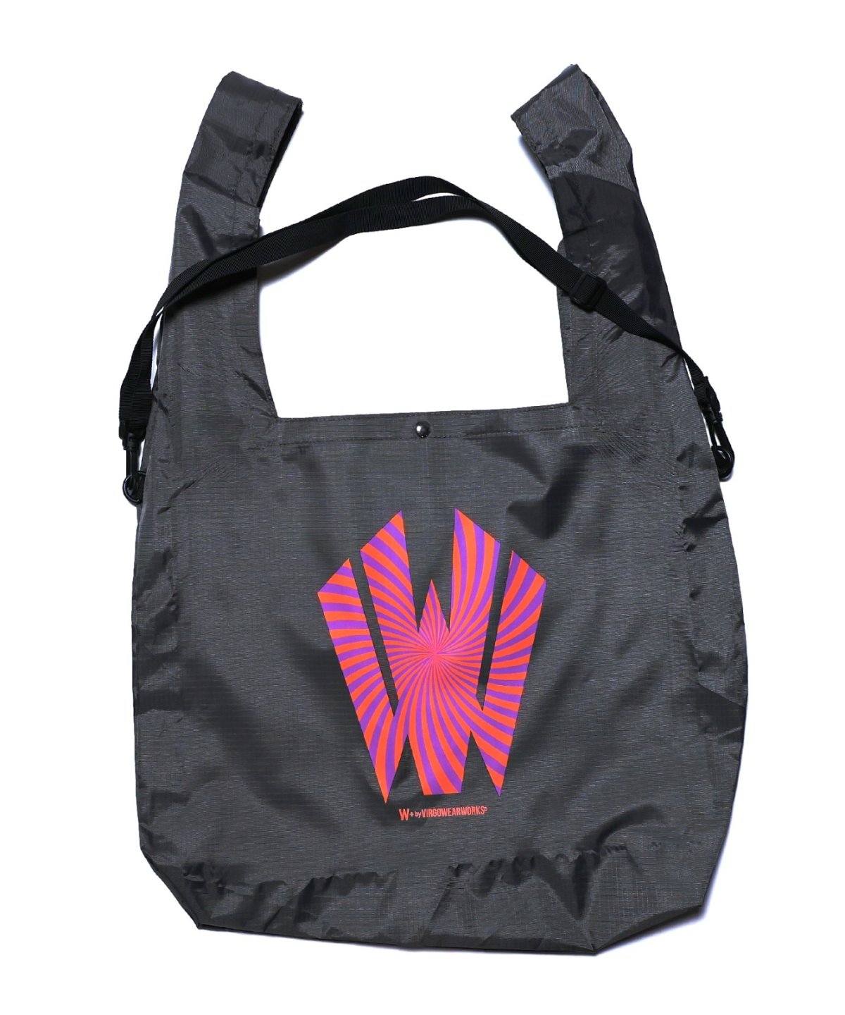 画像5: 【W】Warp logo 2way marche bag (5)
