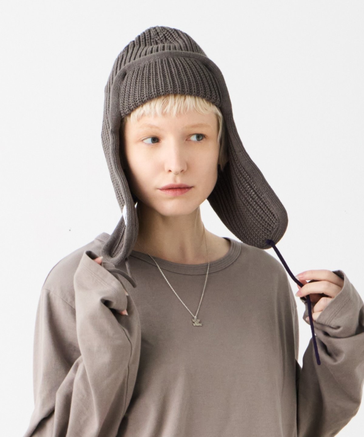 画像4: 【HUNTISM×VIRGOwearworks】RABBIT EAR KNIT CAP (4)