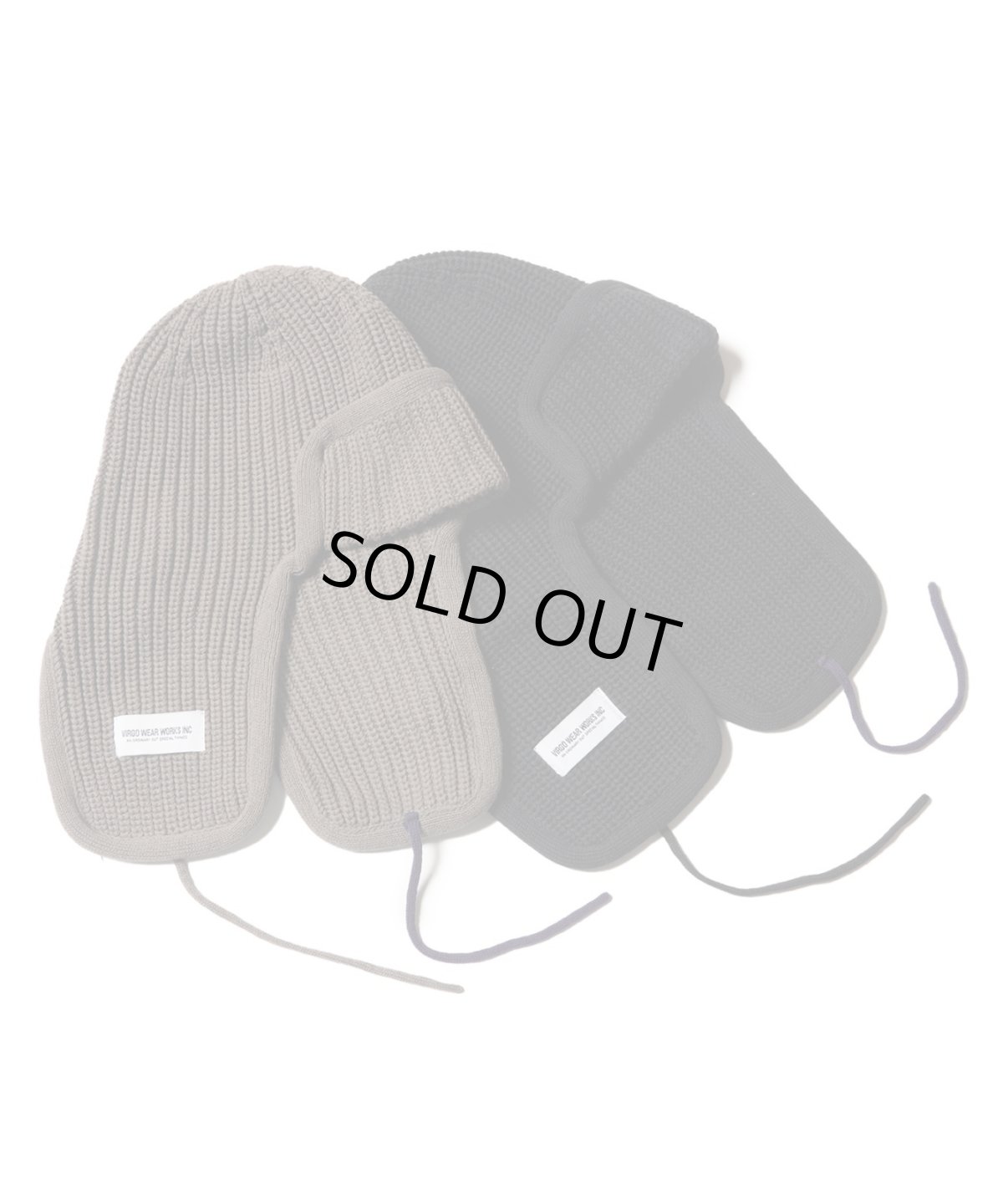 画像1: 【HUNTISM×VIRGOwearworks】RABBIT EAR KNIT CAP (1)