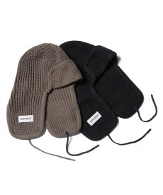 画像1: 【HUNTISM×VIRGOwearworks】RABBIT EAR KNIT CAP (1)