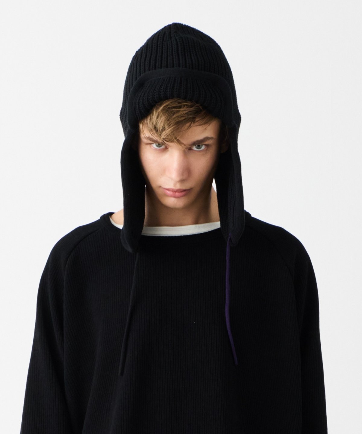 画像11: 【HUNTISM×VIRGOwearworks】RABBIT EAR KNIT CAP (11)