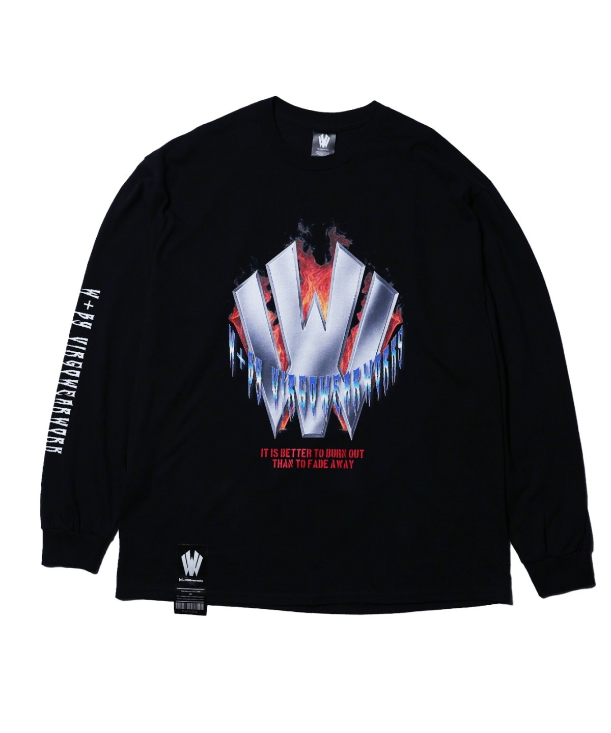 画像2: 【W】Metal logo flames (2)