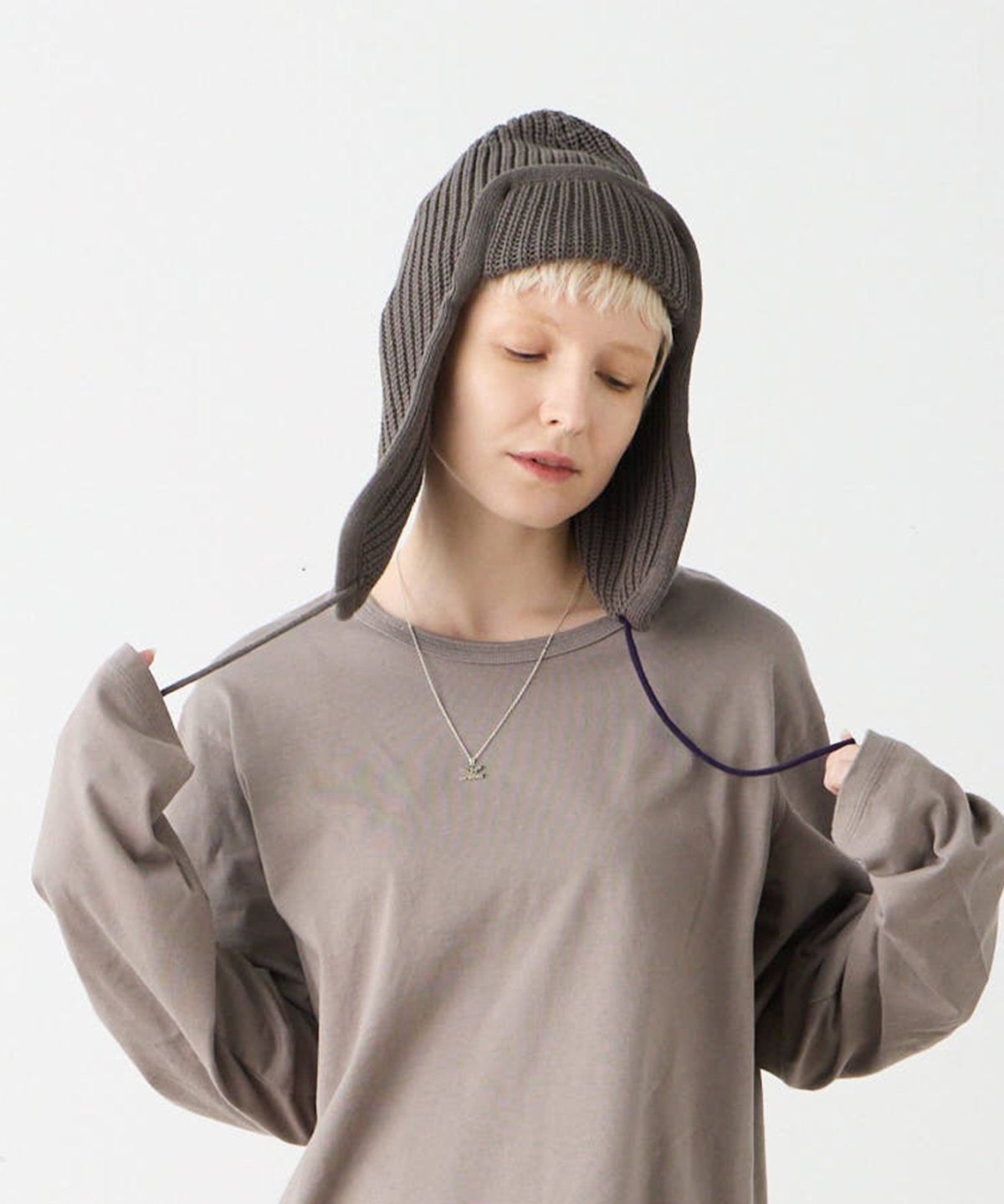 画像15: 【HUNTISM×VIRGOwearworks】RABBIT EAR KNIT CAP (15)