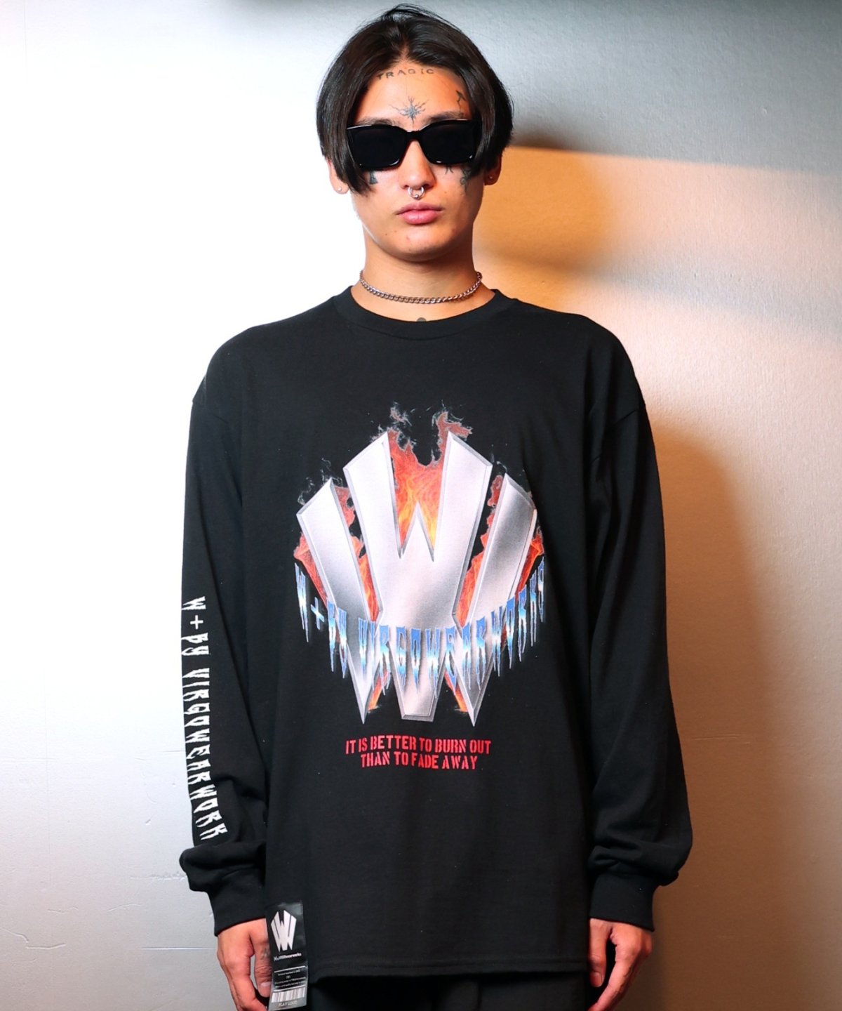 画像5: 【W】Metal logo flames (5)