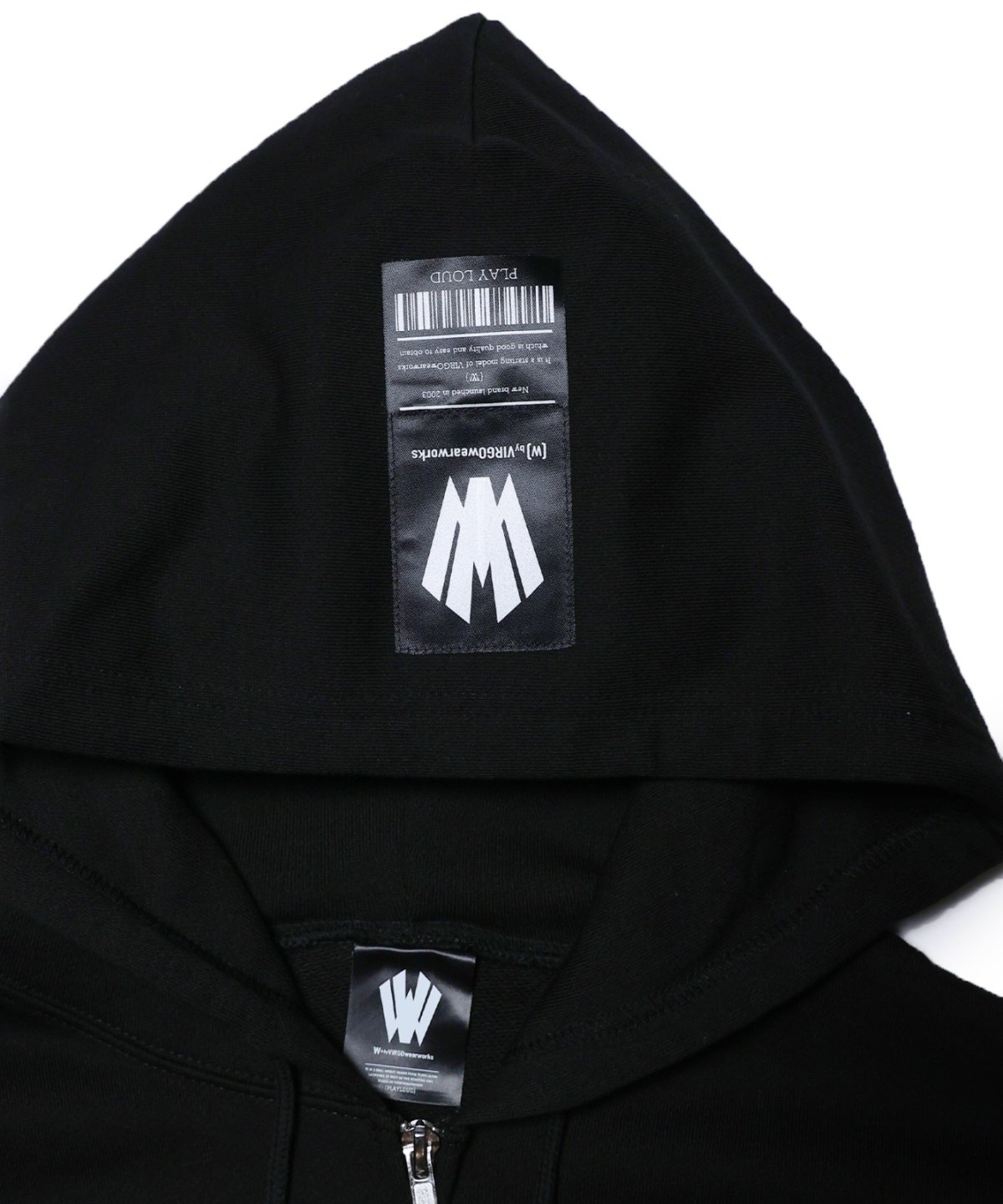 画像14: 【W】Warp logo zip hoodie (14)