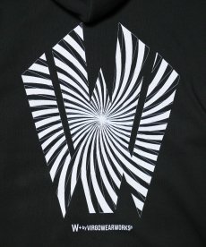 画像18: 【W】Warp logo zip hoodie (18)