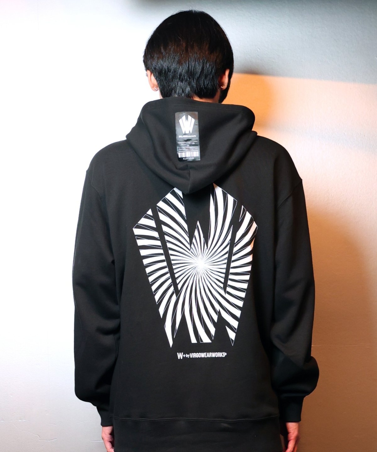 画像7: 【W】Warp logo zip hoodie (7)