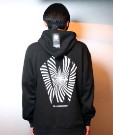 画像7: 【W】Warp logo zip hoodie (7)