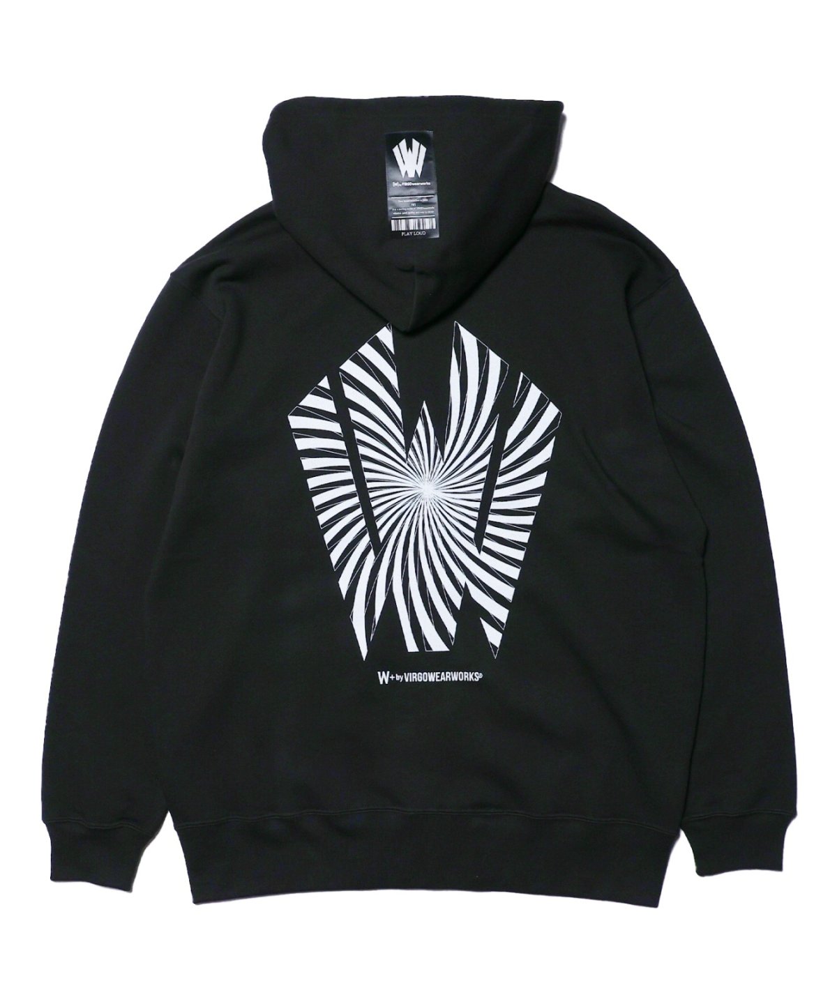 画像3: 【W】Warp logo zip hoodie (3)