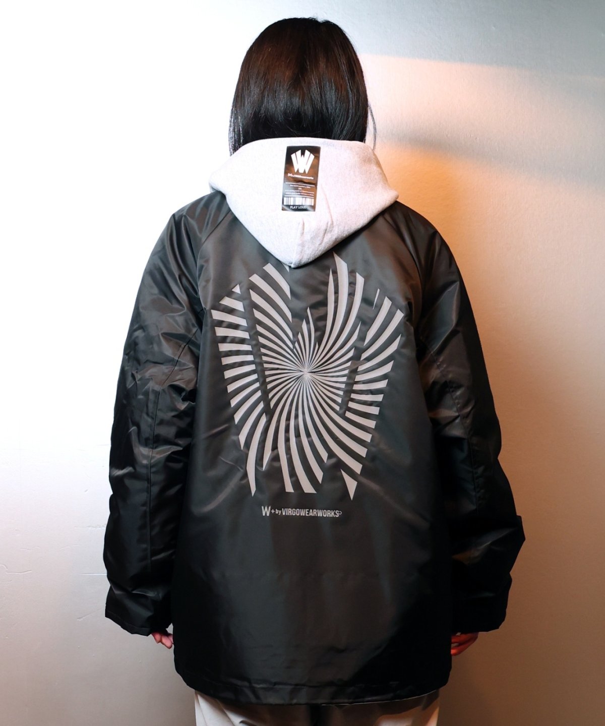 画像6: 【W】Warp logo coach jacket (6)