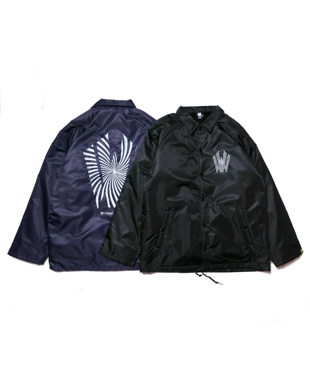 画像1: 【W】Warp logo coach jacket (1)