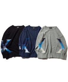 画像1: 【VIRGOwearworks】BLAZE CROSS SHARD KNIT (1)