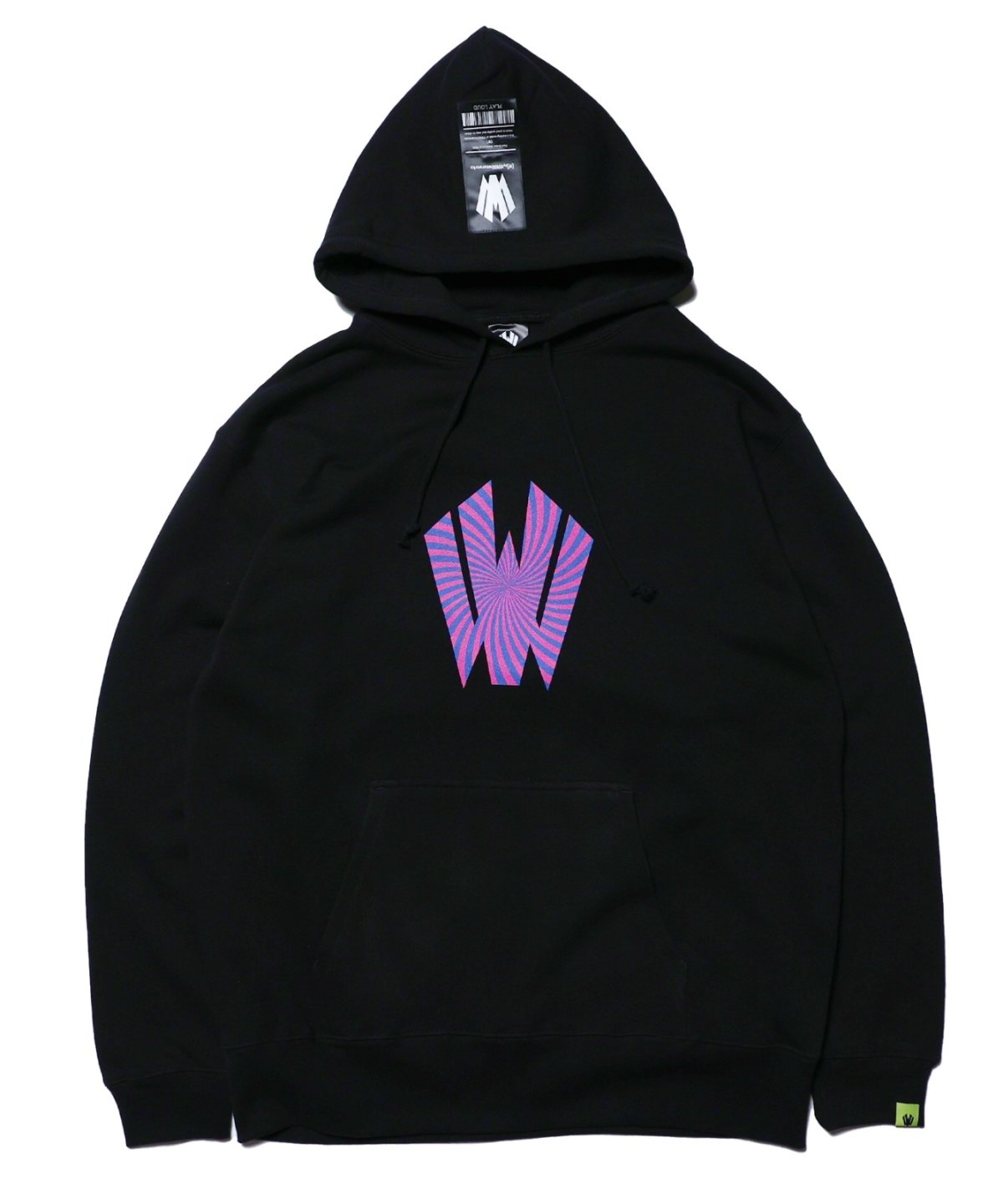 画像2: 【W】Warp logo pull over hoodie (2)
