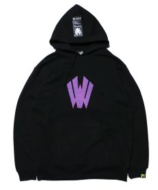 画像2: 【W】Warp logo pull over hoodie (2)