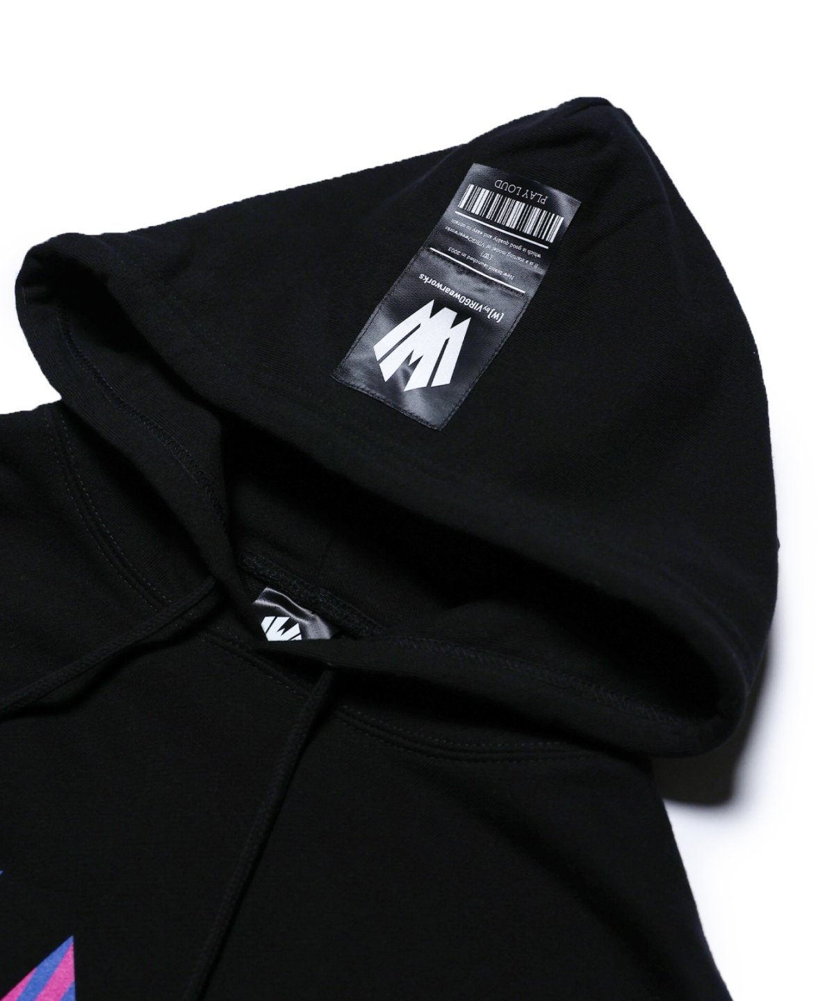 画像15: 【W】Warp logo pull over hoodie (15)
