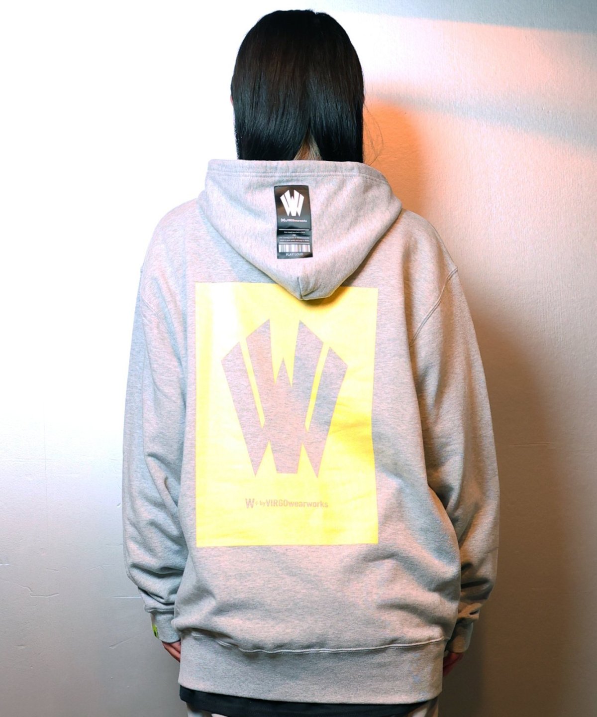 画像11: 【W】Warp logo pull over hoodie (11)