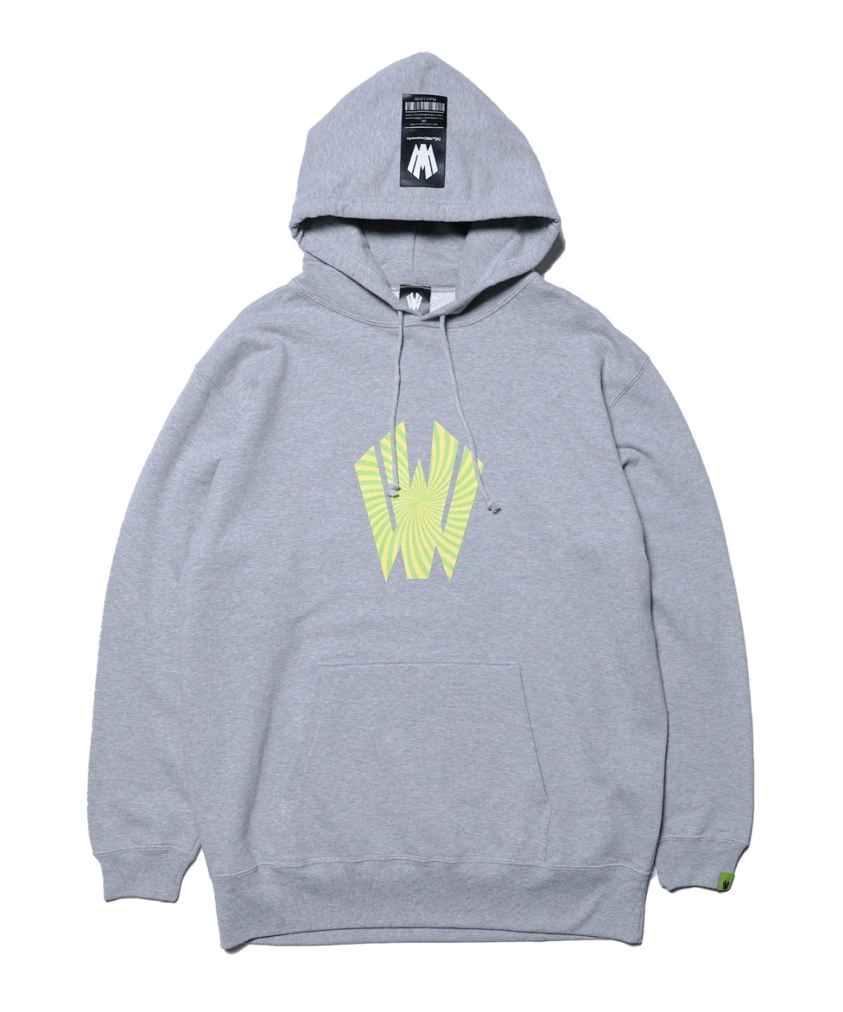 画像4: 【W】Warp logo pull over hoodie (4)