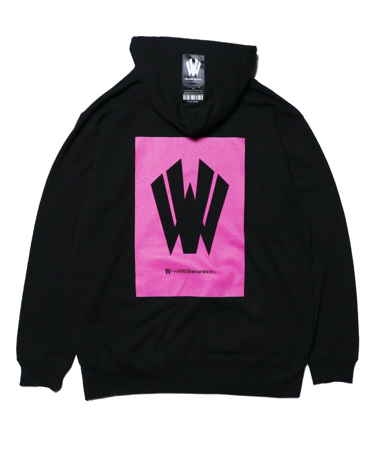 画像3: 【W】Warp logo pull over hoodie (3)