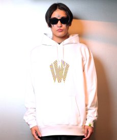 画像12: 【W】Warp logo pull over hoodie (12)
