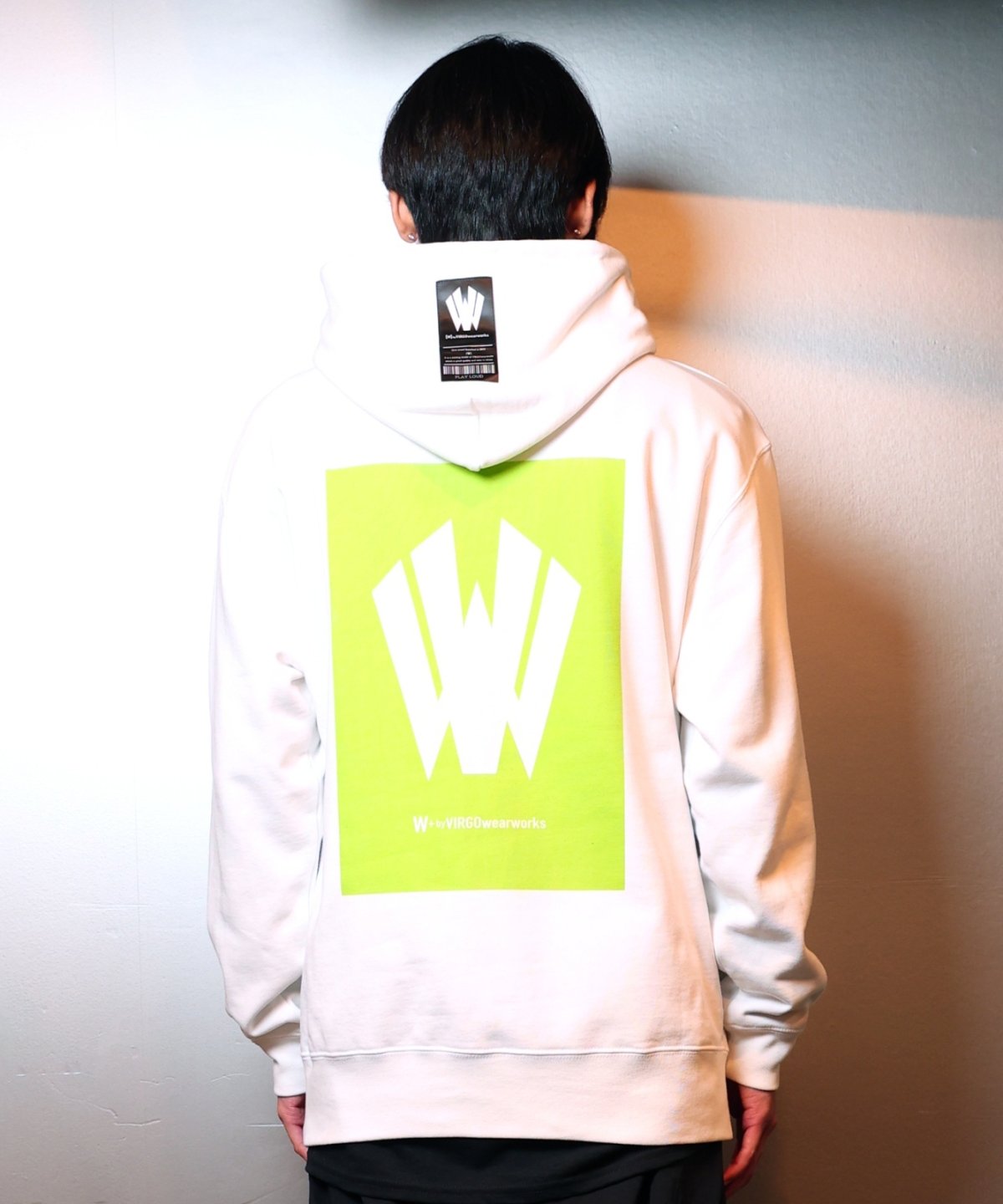 画像13: 【W】Warp logo pull over hoodie (13)