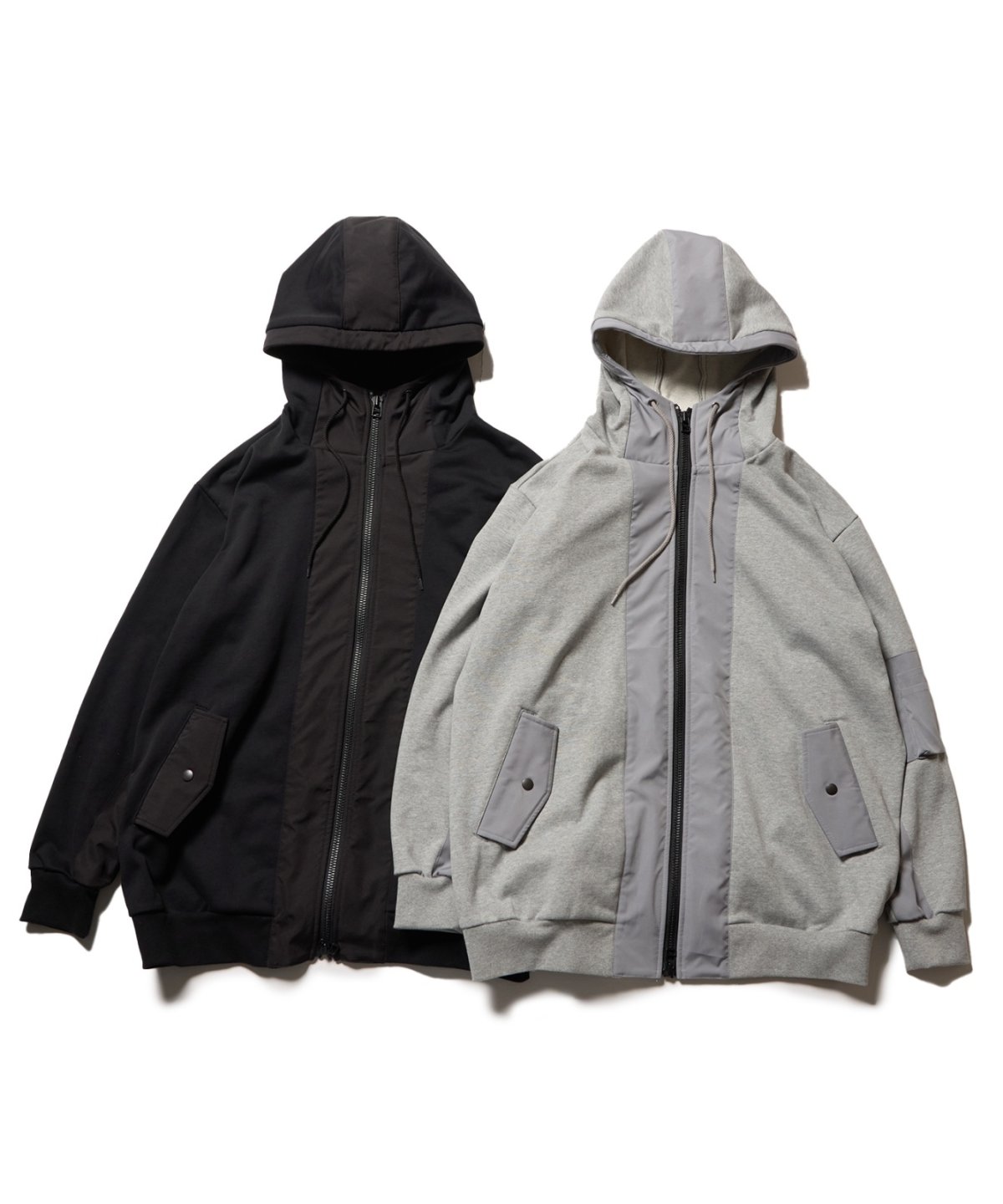 画像1: 【VIRGOwearworks】URBAN SHADOW ZIP HOODIE (1)