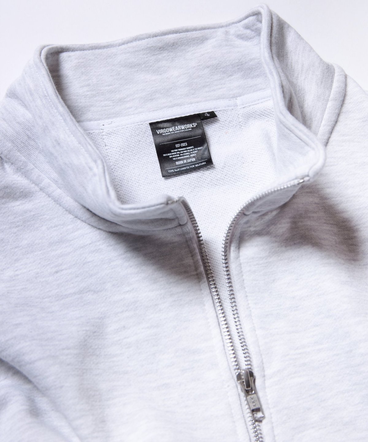 画像9: 【VIRGOwearworks】HALF‑ZIP REFLECT SWEAT (9)