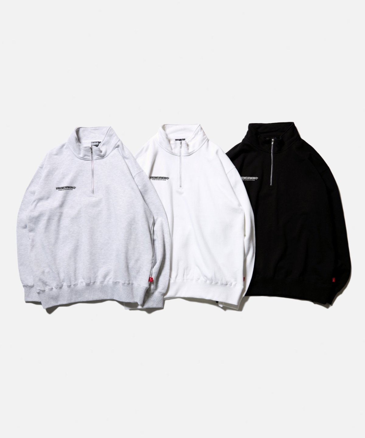 画像1: 【VIRGOwearworks】HALF‑ZIP REFLECT SWEAT (1)