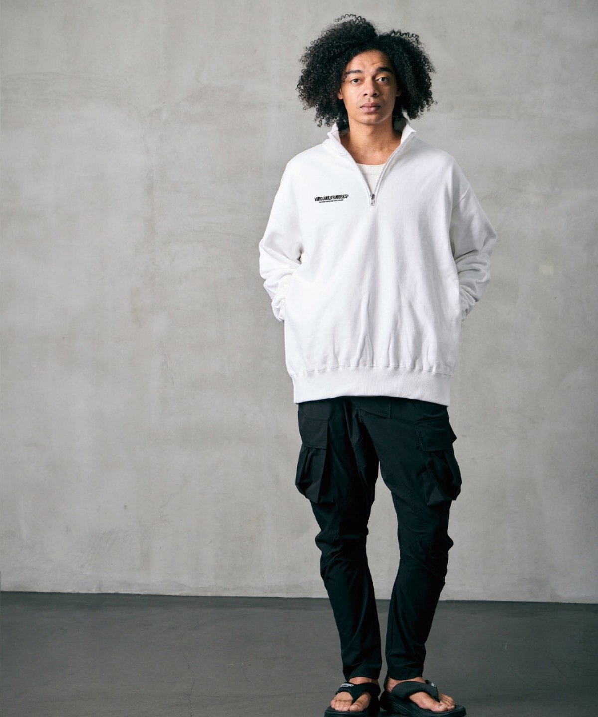 画像20: 【VIRGOwearworks】HALF‑ZIP REFLECT SWEAT (20)