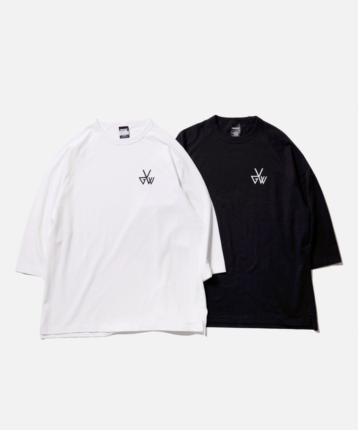 画像1: 【VIRGOwearworks】3/4 SLEEVE APPLIQUE TEE (1)