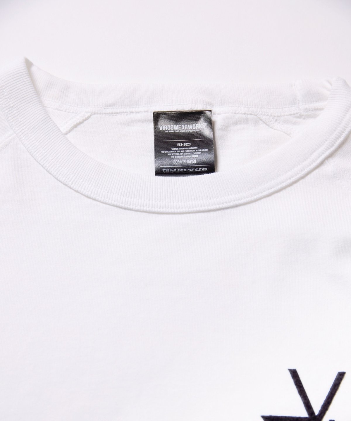 画像9: 【VIRGOwearworks】3/4 SLEEVE APPLIQUE TEE (9)