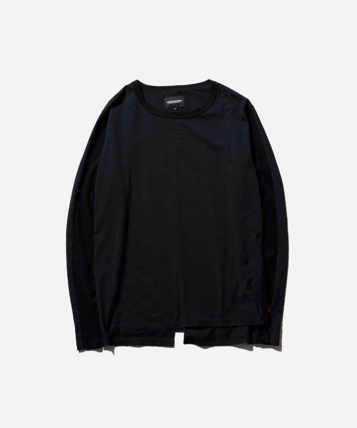 画像2: 【VIRGOwearworks】ASYMETRY SLEEVE FLYSE TOP (2)